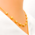 Delightful Alternating Two-Tone 22k Gold Necklace 