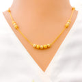 Extravagant Ornate 22k Gold Multi-Bead Necklace