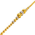Shimmering Disco Orb 22k Gold Bracelet 