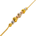 Delightful Dressy Orb 22k Gold Bracelet