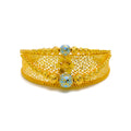 opulent-blue-21k-statement-bangle-bracelet