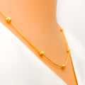 Chic Striking 22K Gold Orb Necklace - 18"      