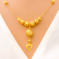 glossy-gorgeous-21k-gold-heart-necklace