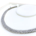 gold-contemporary-diamond-necklace-set