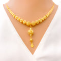 extravagant-textured-21k-gold-orb-necklace