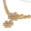 gold-royal-flower-drop-diamond-set