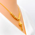 gorgeous-sand-finish-21k-gold-orb-necklace