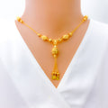 sparkling-marquise-bead-21k-gold-necklace