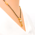 Dazzling Dangling CZ 22k Gold Mangal Sutra