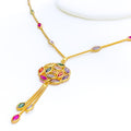 radiant-exclusive-22k-gold-cz-mosaic-necklace