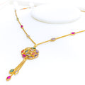 radiant-exclusive-22k-gold-cz-mosaic-necklace