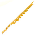 Unique Dangling Tassel 22k Gold Bracelet 
