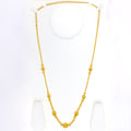 Lovely Filigree 22k Gold Long Necklace