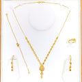 sparkling-5-piece-21k-gold-drop-necklace-set