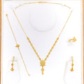 elegant-elevated-5-piece-21k-gold-leaf-necklace-set