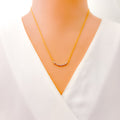 Special Sparkling 18k Gold + Diamond Necklace 