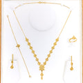 triple-marquise-leaf-5-piece-21k-gold-necklace-set