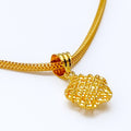 Striking Shiny Star 22k Gold Pendant 