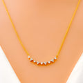 Special Sparkling 18k Gold + Diamond Necklace 