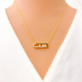 Classic Dazzling 18k Gold + Diamond Necklace 