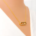 Classic Dazzling 18k Gold + Diamond Necklace 