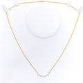 Special Sparkling 18k Gold + Diamond Necklace 