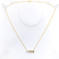 Classic Dazzling 18k Gold + Diamond Necklace 