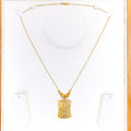 Vintage Filigree 21k Gold Necklace