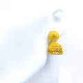 Bold Beautiful 22k Gold Jhumki 