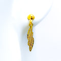 Dazzling Thunder 22k Gold Earrings 