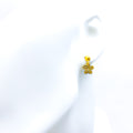 Sophisticated Butterfly 22k Gold Earrings 