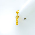 Sophisticated Butterfly 22k Gold Earrings 