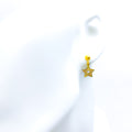 Sparkling Star 22k Gold Earrings 