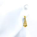 Distinct Vintage Star 22k Gold Earrings 