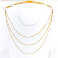 Extra Thin Two-Tone 22K Gold Fox Chain - 18"