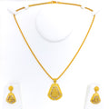 fashionable-detailed-22k-gold-pendant-set