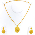 luxurious-oval-22k-gold-pendant-set