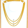 Iconic Interlinked 22k Gold Italian Chain - 22"