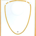 Broad Flat 22K Gold Two-Tone Chain - 24"