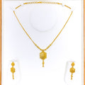decorative-hexagonal-22k-gold-necklace-set