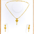 dainty-geometric-22k-gold-necklace-set