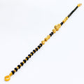 decorative-jazzy-22k-gold-black-bead-baby-bracelet