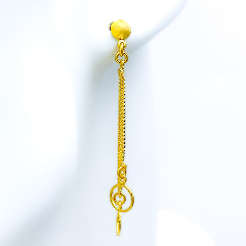 stunning-dangling-halo-22k-gold-earrings