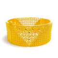 Stately Magnificent Filigree 22k Gold Cuff 