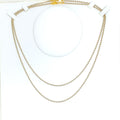 Dazzling Chic 22K Two-Tone Gold Chain - 18"     