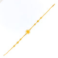 Delicate Daisy 22K Gold Bracelet