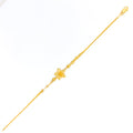 Dazzling Daffodil 22k Gold Bracelet 