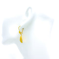 beautiful-ethereal-22k-gold-hanging-earrings