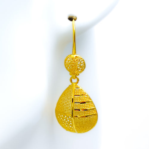 bold-textured-22k-gold-hanging-earrings