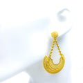 majestic-fashionable-22k-gold-hanging-earrings